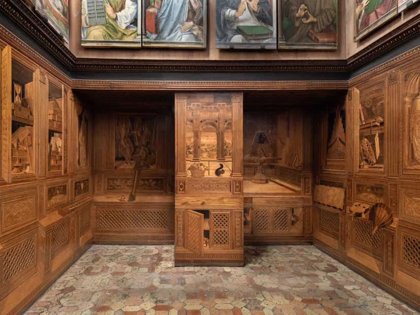 Lo ‘Studiolo’ di Federico da Montefeltro, al Palazzo Ducale di Urbino