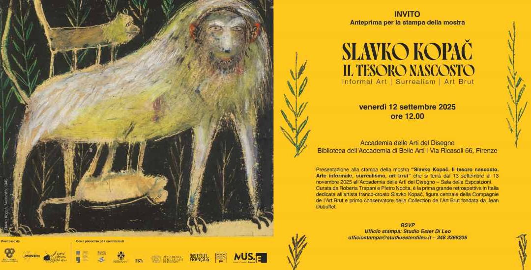 Slavko Kopač, ” Il tesoro nascosto. Arte informale, surrealismo, art brut”