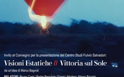  l’Associazione Spazio X Tempo presenta Visioni Estatiche // La Vittoria sul Sole, presso l’Atelier Marco Bagnoli