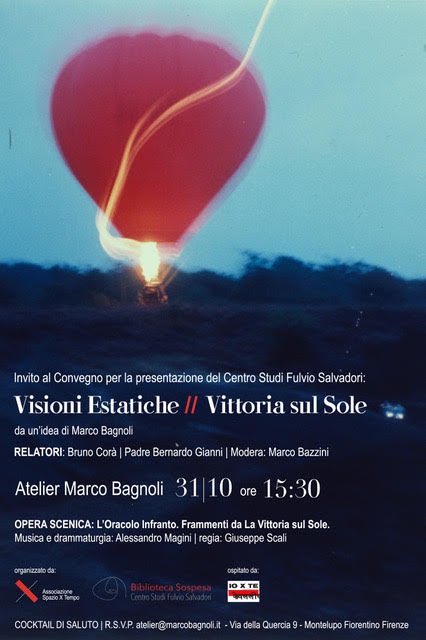  l’Associazione Spazio X Tempo presenta Visioni Estatiche // La Vittoria sul Sole, presso l’Atelier Marco Bagnoli