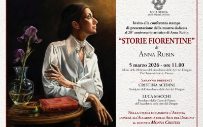 Storie fiorentine la mostra nella Biblioteca dell’Accademia delle Arti del Disegno di Firenze che celebra i “primi venti anni” di attività professionale di Anna Rubin