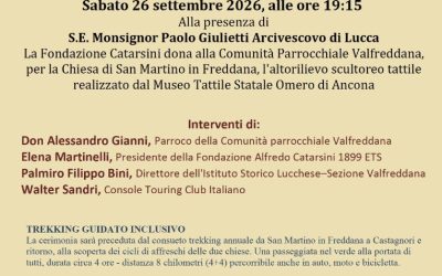 La Fondazione Alfredo Catarsini 1899 ETS aderisce alle Giornate Europee del Patrimonio 2026